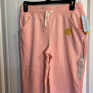 Cat & Jack Light Pink Kids Sweatpants W/pockets. Size (xl kids 14)